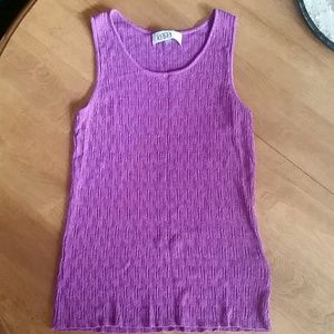 Kasper XS Purple/Pink Tank Top.